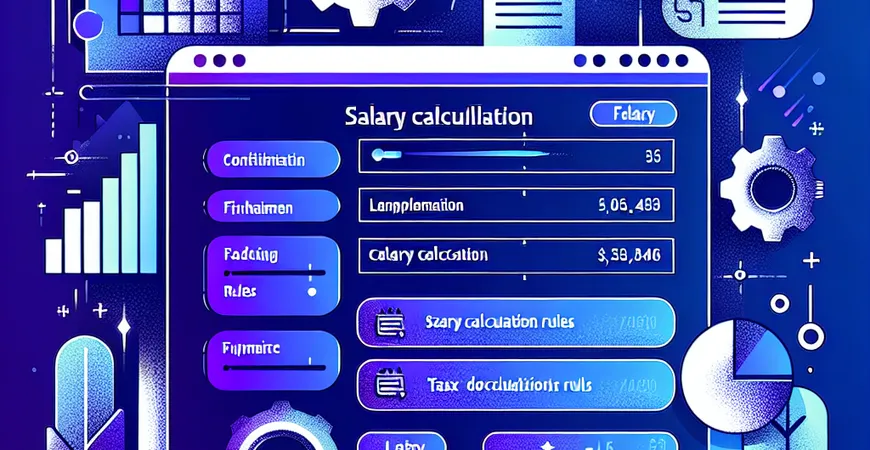 财务薪资核算 ERP 实施：算薪规则配置与税务对接技巧